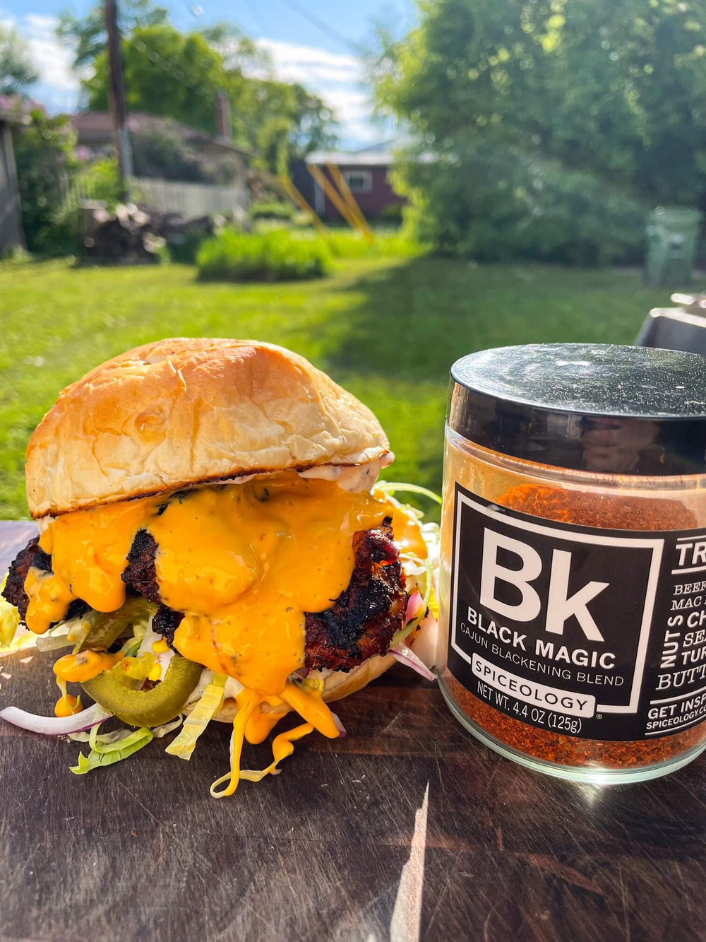 Spiceology Black Magic Chicken Queso Sandwich Recipe